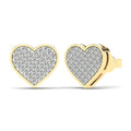 14K Solid Gold  0.21ctw Diamond Stud Earrings