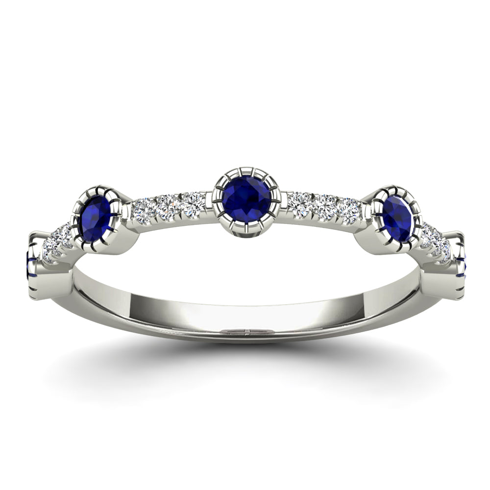 14K Solid Gold  0.40ctw Diamond Womens Rings