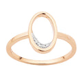 14K Solid Gold 0.02ctw Diamond Womens Rings