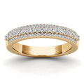 14K Solid Gold 0.37ctw Diamond Womens Rings