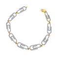 14K Solid Gold 1.69ctw Diamond Bracelets