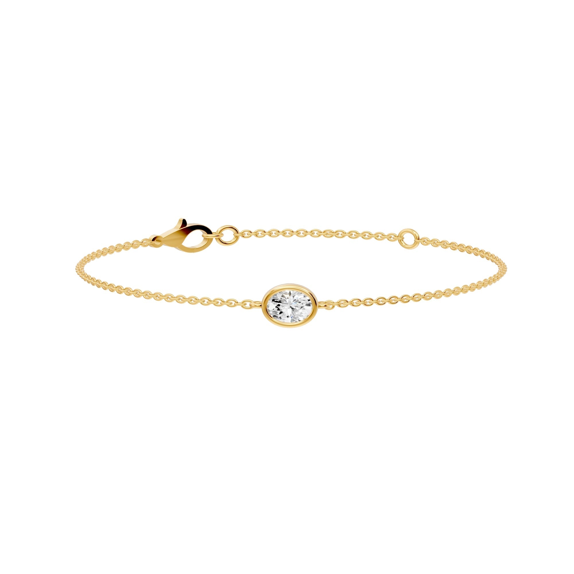 14K Solid Gold  0.50ctw Lab Grown Diamond Bracelets