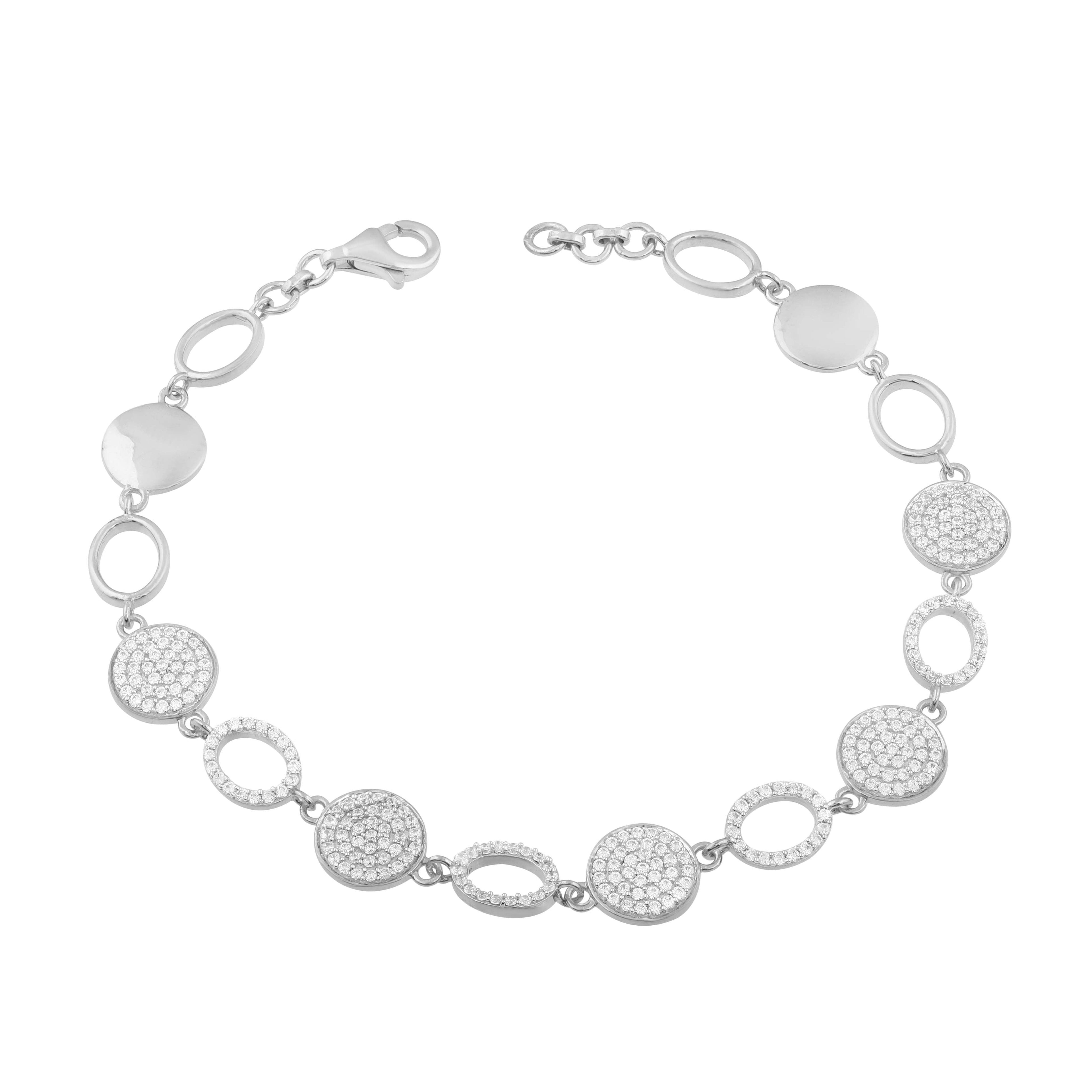 14K Solid Gold  1.04ctw Diamond Bracelets