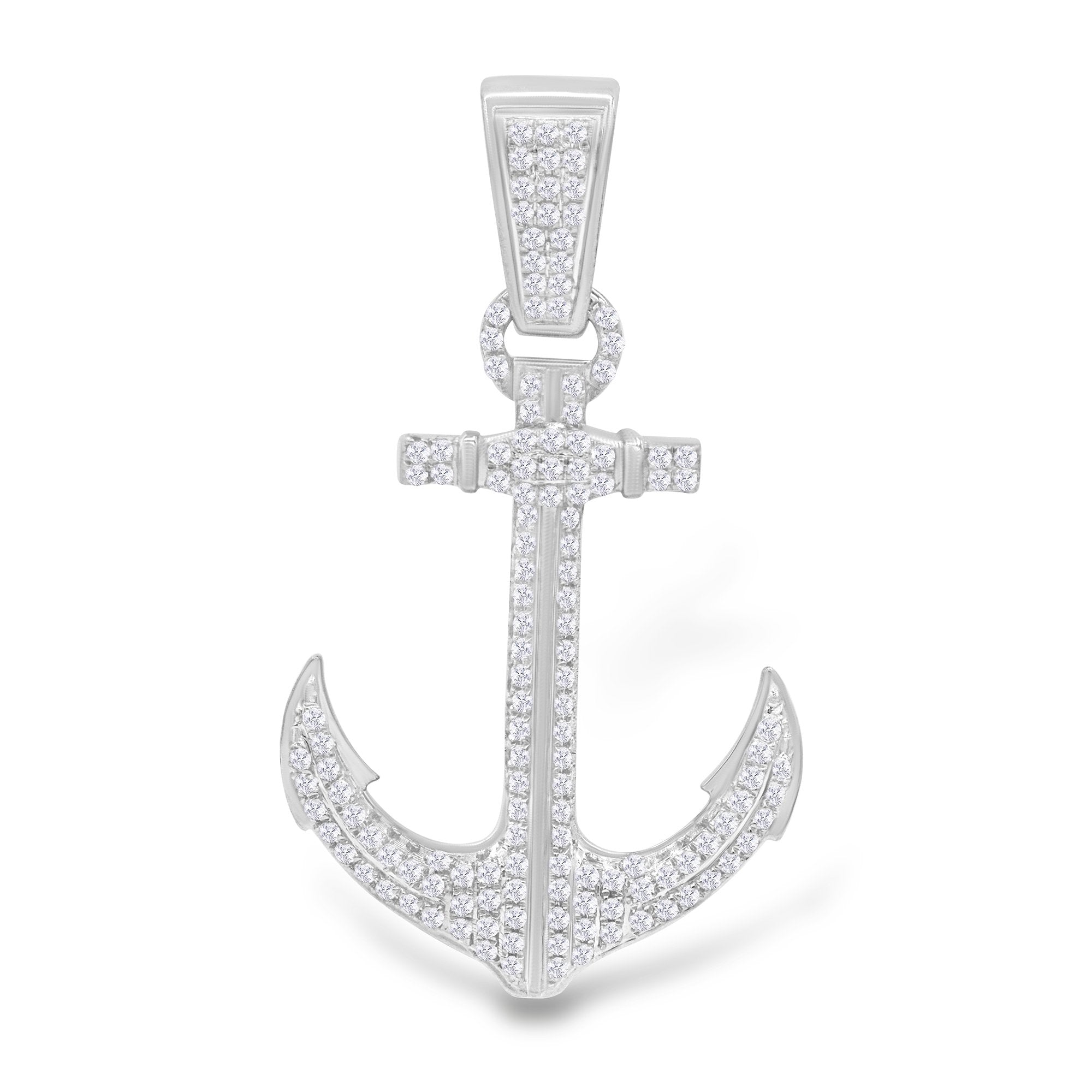 10K Solid Gold 0.41ctw Diamond Pendant