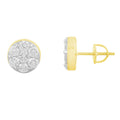 14K Solid Gold  1.95ctw Lab Grown Diamond Stud Earrings