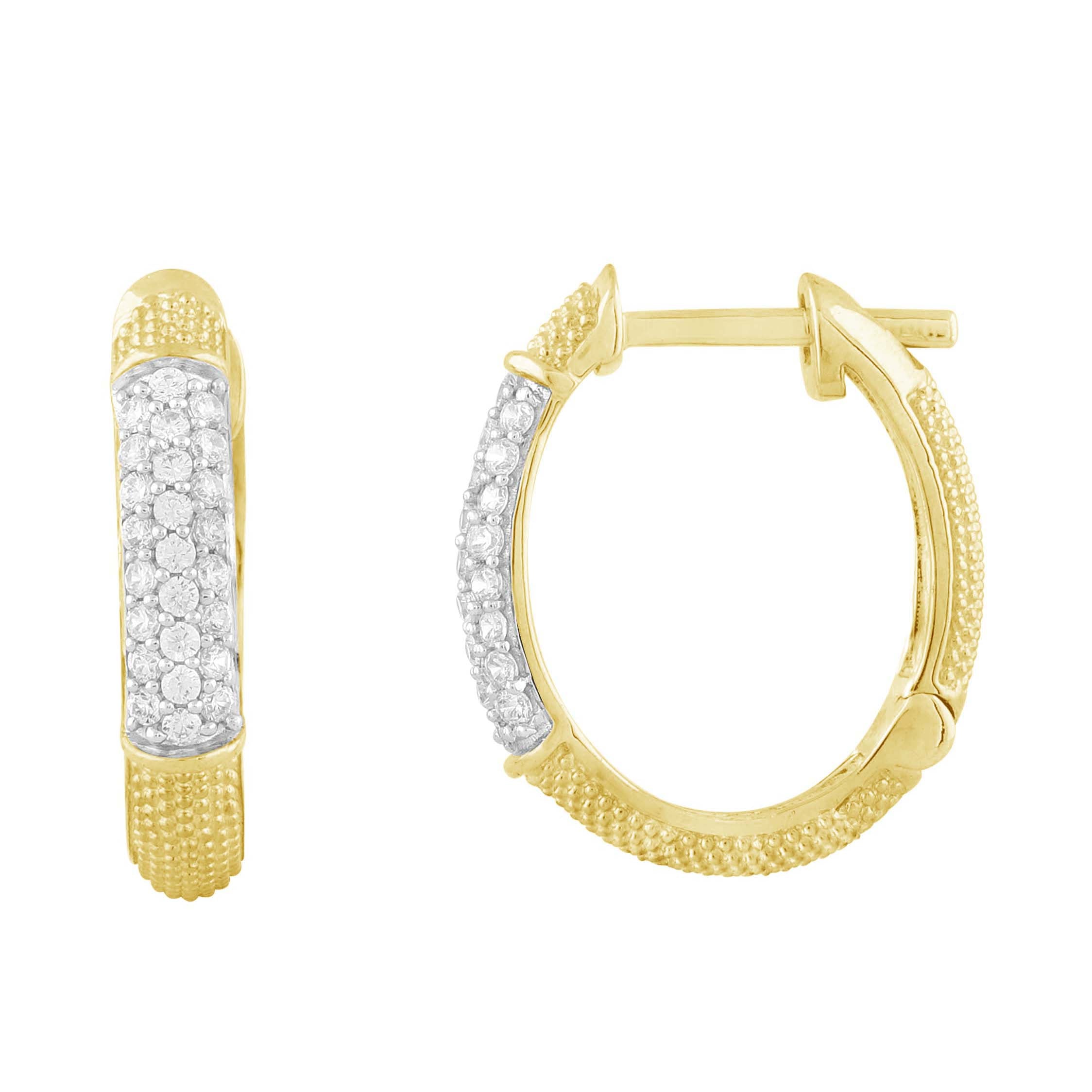 14K Solid Gold  0.40ctw Diamond Pendants