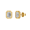 14K Solid Gold  1.09ctw Lab Grown Diamond  Stud Earrings