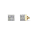 14K Solid Gold 0.26ctw Diamond Stud Earrings