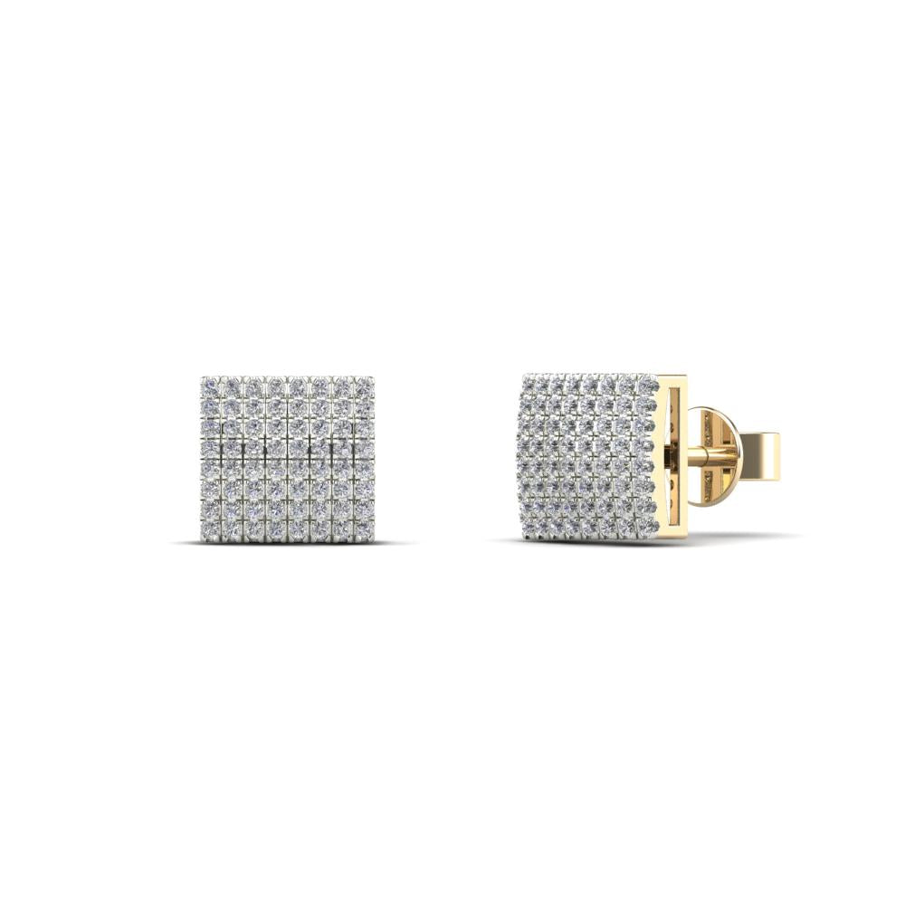 14K Solid Gold 0.26ctw Diamond Stud Earrings
