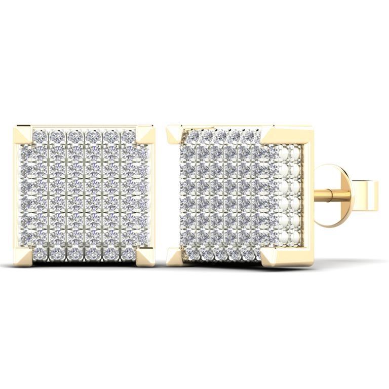 14K Solid Gold 0.25ctw Diamond Stud Earrings