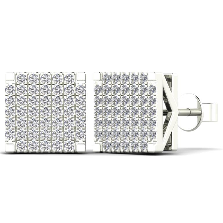 14K Solid Gold 0.28ctw Diamond Stud Earrings