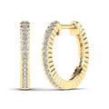 14K Solid Gold  0.13ctw Diamond Stud Earrings