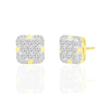 14K Solid Gold 0.75ctw Diamond Stud Earrings