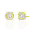 14K Solid Gold 0.38ctw Diamond Stud Earrings