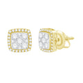 14K Solid Gold 0.65ctw Diamond Stud Earrings