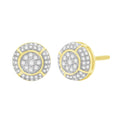 14K Solid Gold 0.35ctw Diamond Stud Earrings