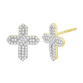 14K Solid Gold 0.33ctw Diamond Stud Earrings