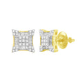 14K Solid Gold 0.37ctw Diamond Stud Earrings