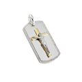 0.55ctw Diamond Jesus Soldier Pendant in 14K Solid Gold