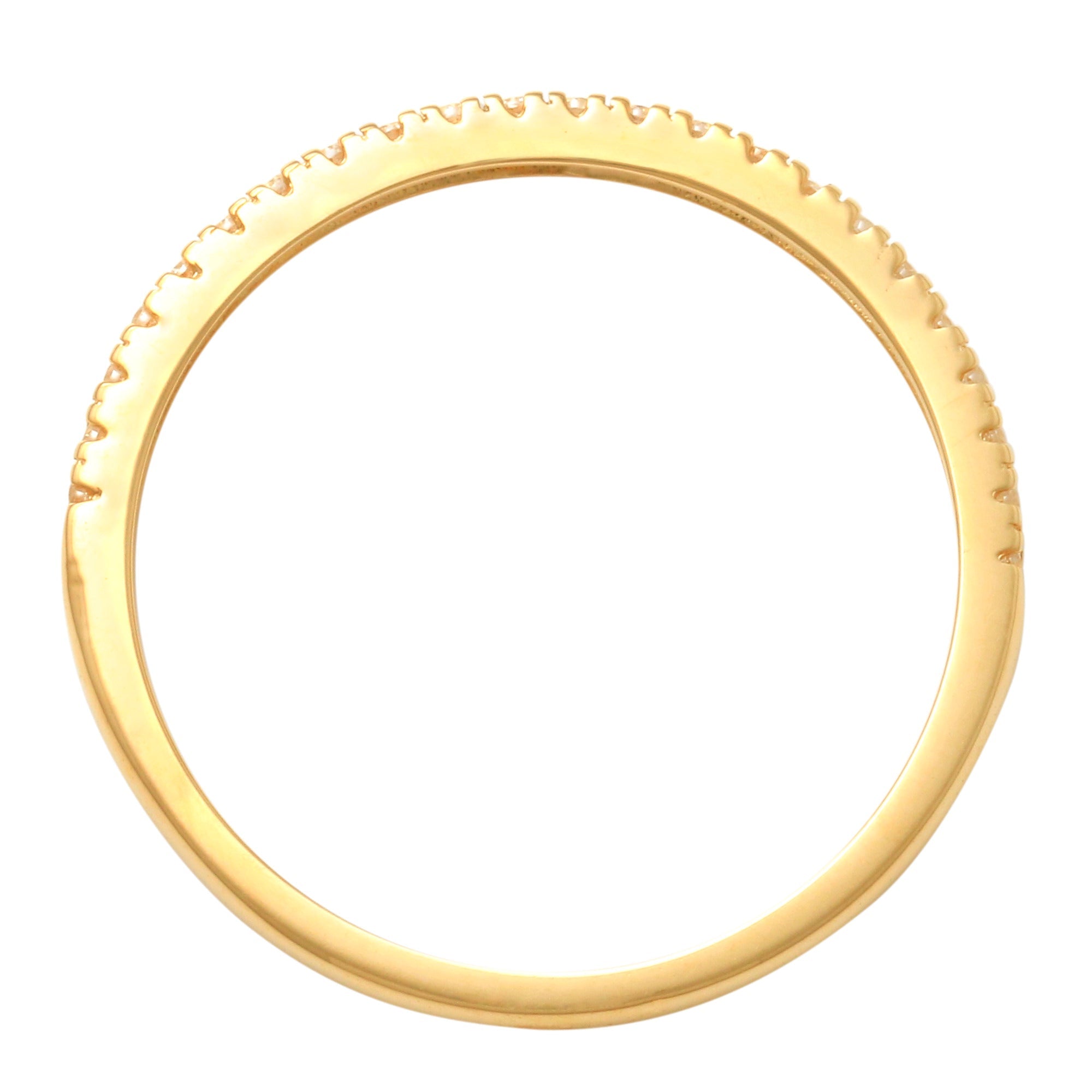 14K Solid Gold  0.14ctw Diamond Womens Rings