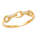 14K Solid Gold  0.049ctw Diamond Womens Rings