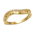 14K Solid Gold 0.183ctw Diamond Womens Rings