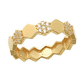 14K Solid Gold 0.17ctw Diamond Womens Rings