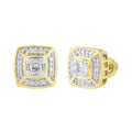 14K Solid Gold 0.26ctw Diamond Stud Earrings