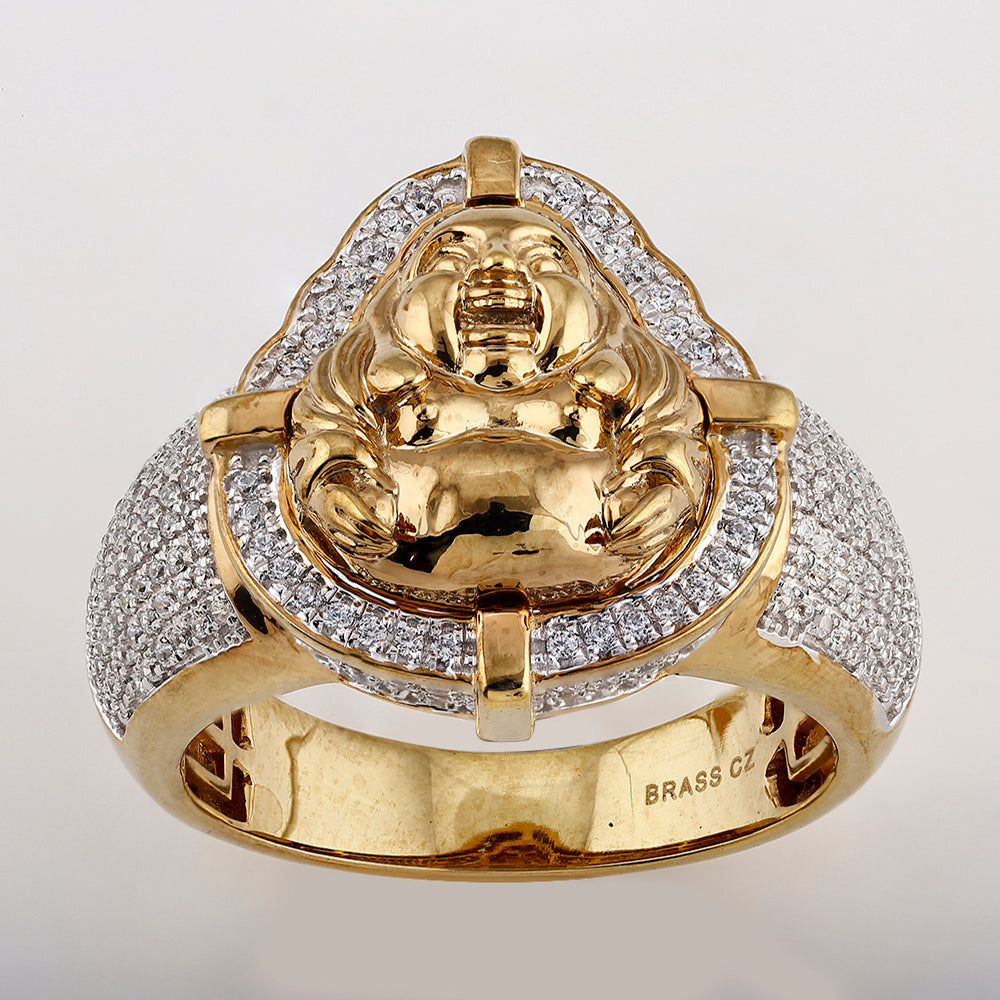 14K Solid Gold 0.75ctw Diamond Mens Rings