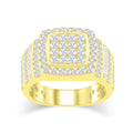 14K Solid Gold 2.45ctw Diamond Mens Ring