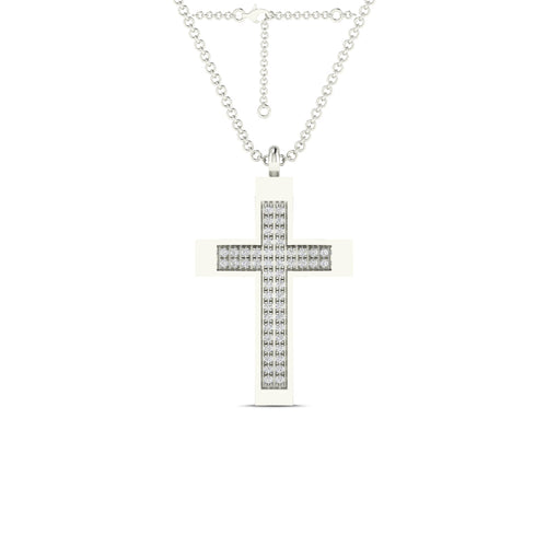 14K Solid Gold  0.12ctw Diamond Necklaces