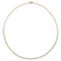 1.45ctw Diamond Women's Tennis Necklace in 14K Solid Gold