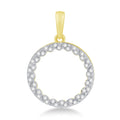 14K Solid Gold  0.18ctw Diamond Pendants