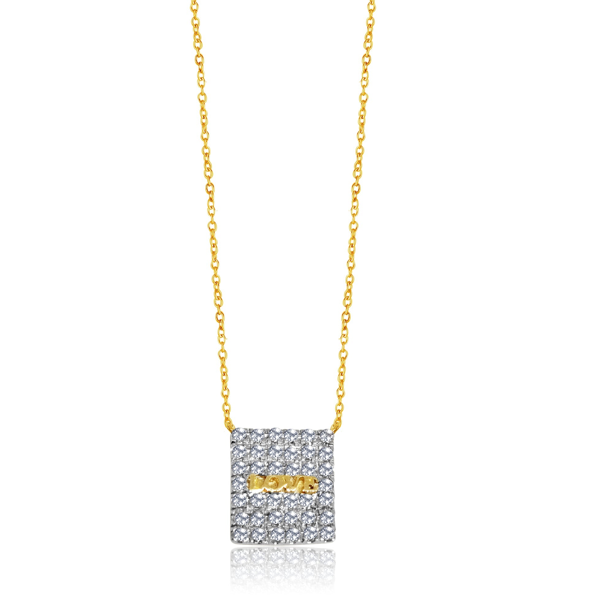 14K Solid Gold  0.45ctw Diamond Necklaces