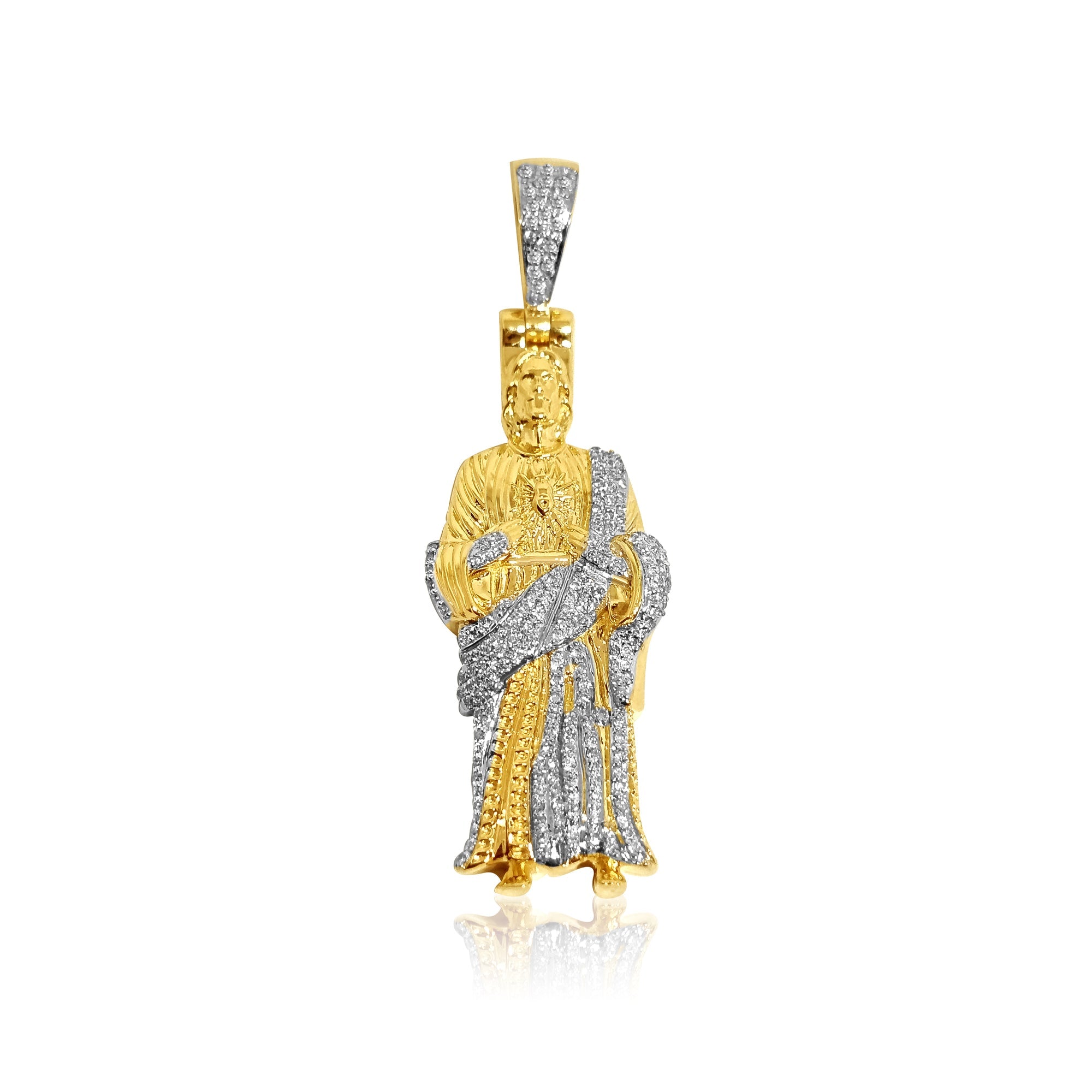 14K Solid Gold  0.7ctw Diamond Pendants