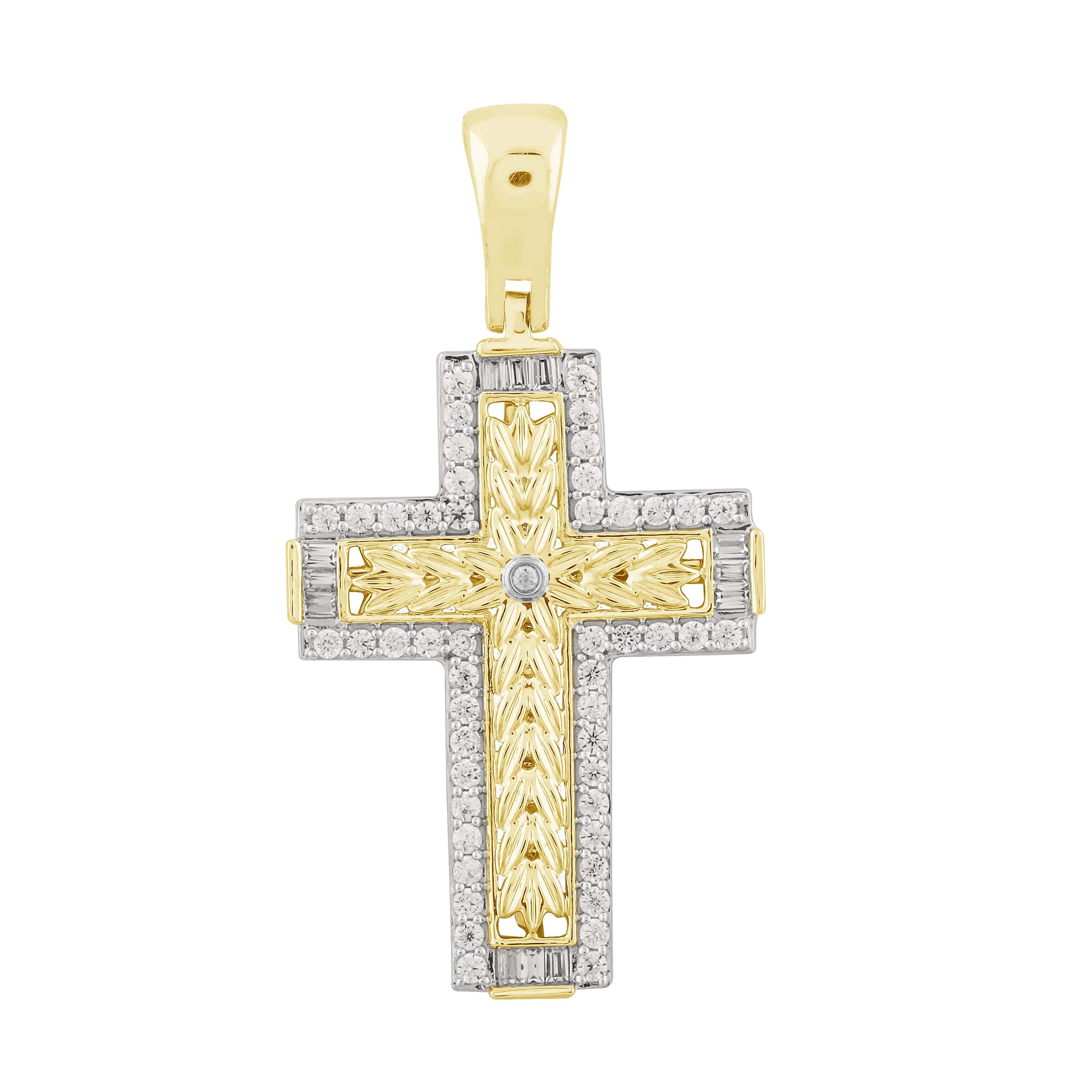 14K Solid Gold  0.36ctw Diamond Pendants