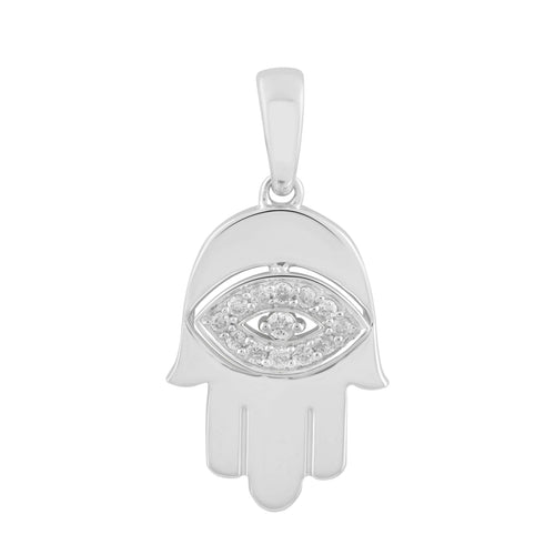 14K Solid Gold  0.07ctw Diamond Pendants