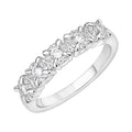 14K Solid Gold 0.35ctw Diamond Womens Band Ring