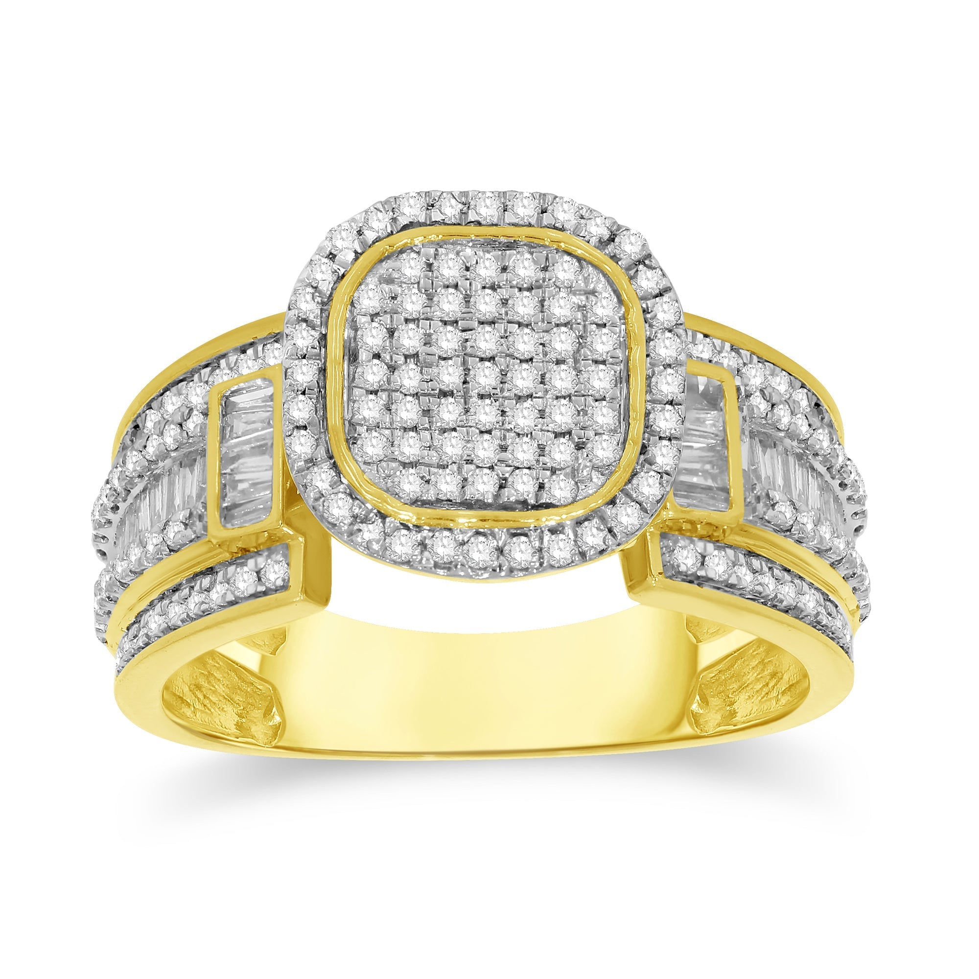 14K Solid Gold 0.68ctw Diamond Womens Rings