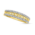 14K Solid Gold 0.20ctw Diamond Womens Rings