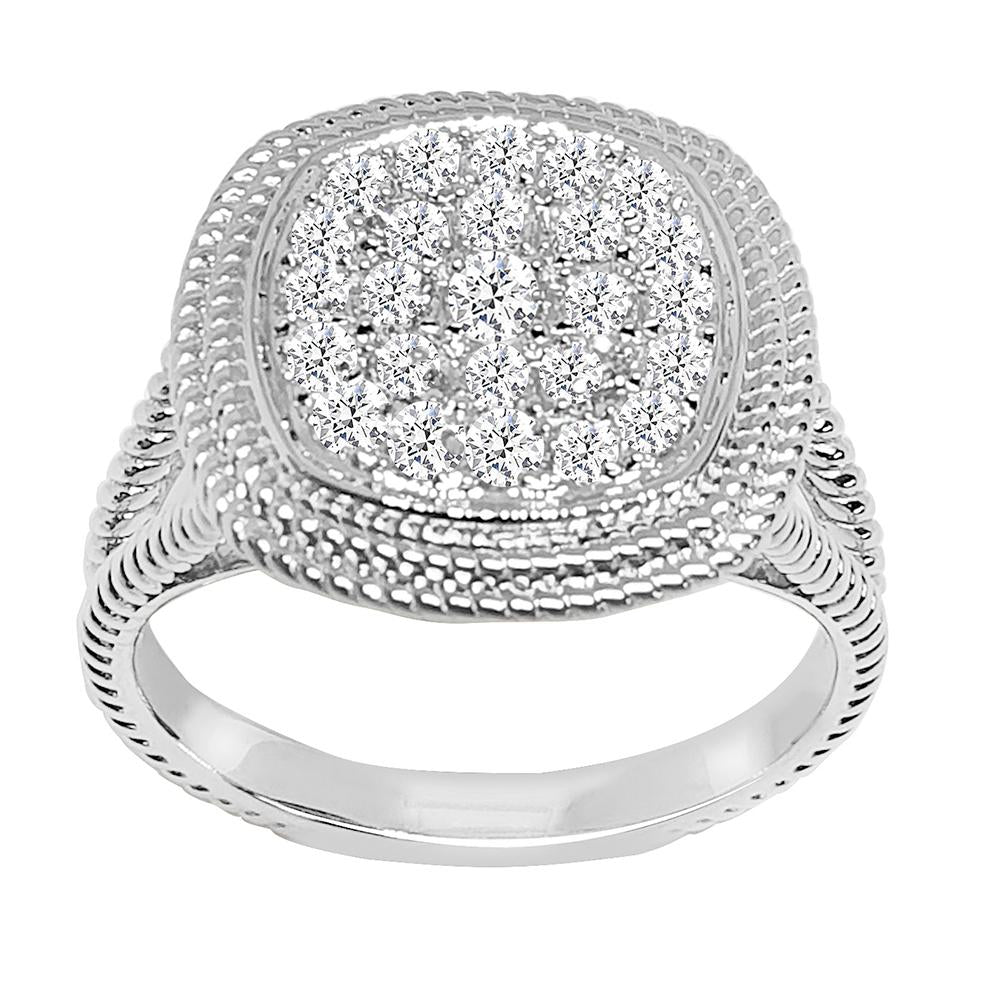 14K Solid Gold 0.60ctw Diamond Womens Rings