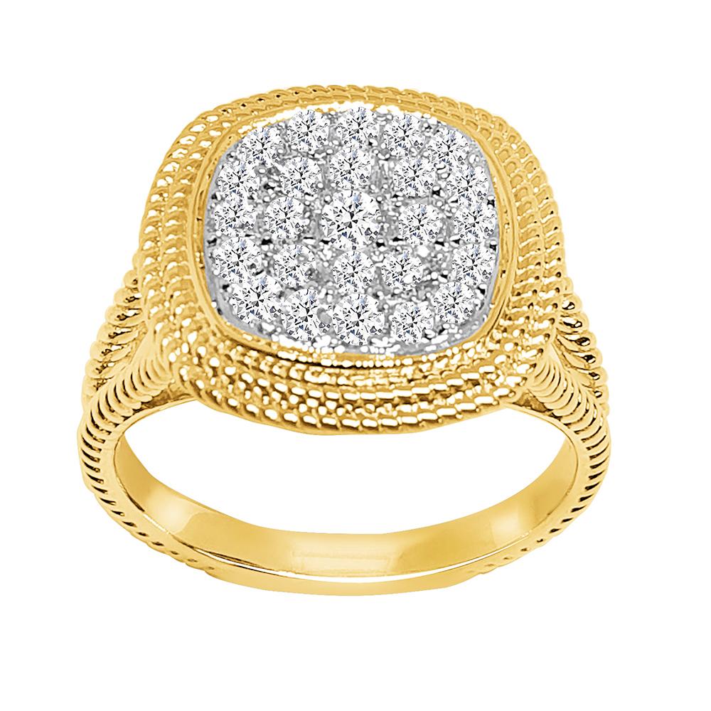 14K Solid Gold 0.60ctw Diamond Womens Rings