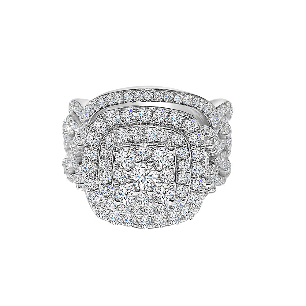 14K Solid Gold 2.00ctw Diamond Womens Rings