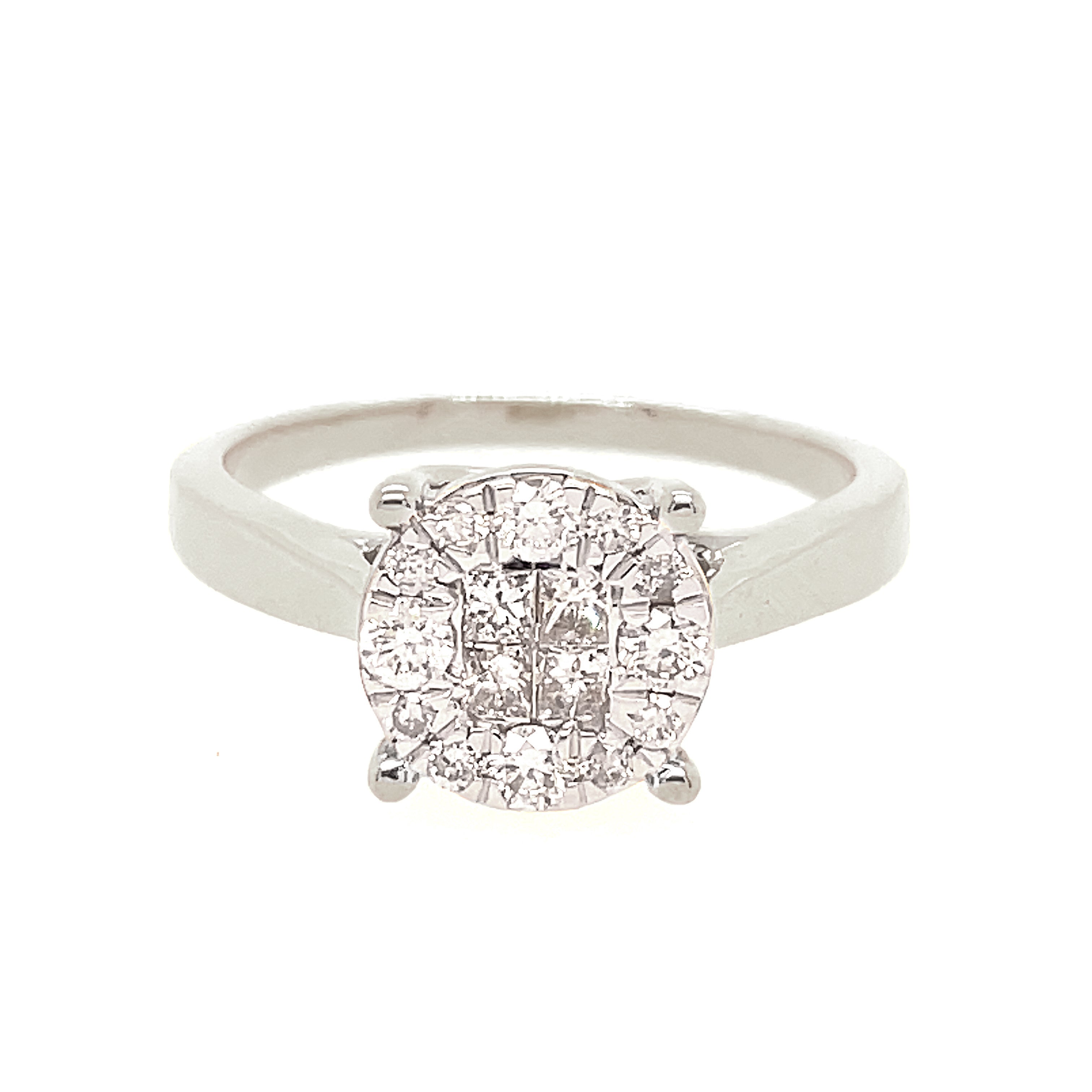 14K Solid Gold 0.45ctw Diamond Womens Rings