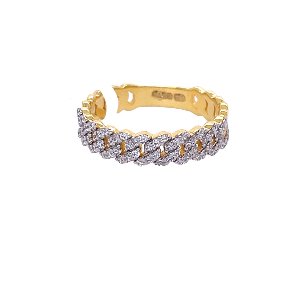 14K Solid Gold 0.32ctw Diamond Womens Rings