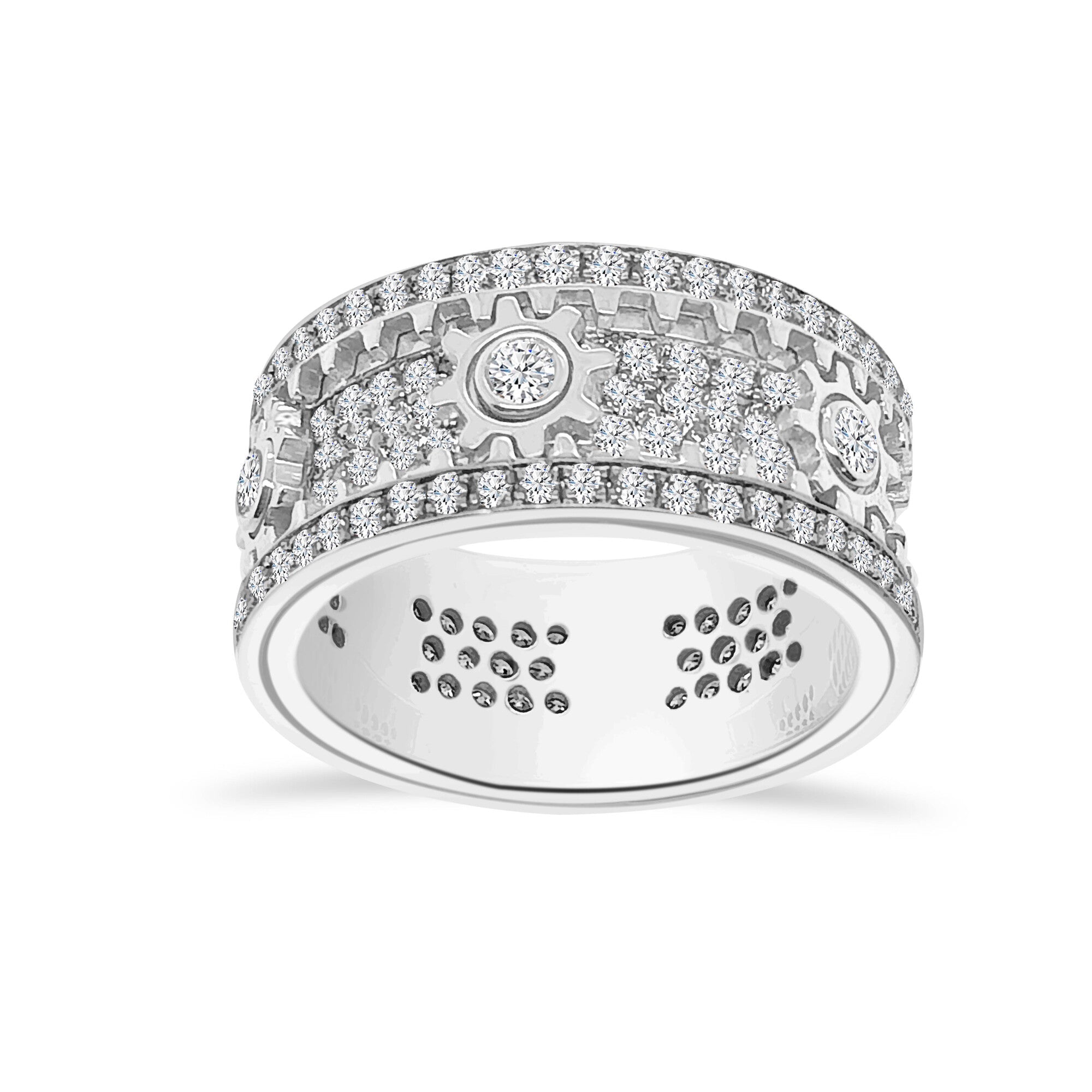 14K Solid Gold  1.84ctw Diamond Womens Rings