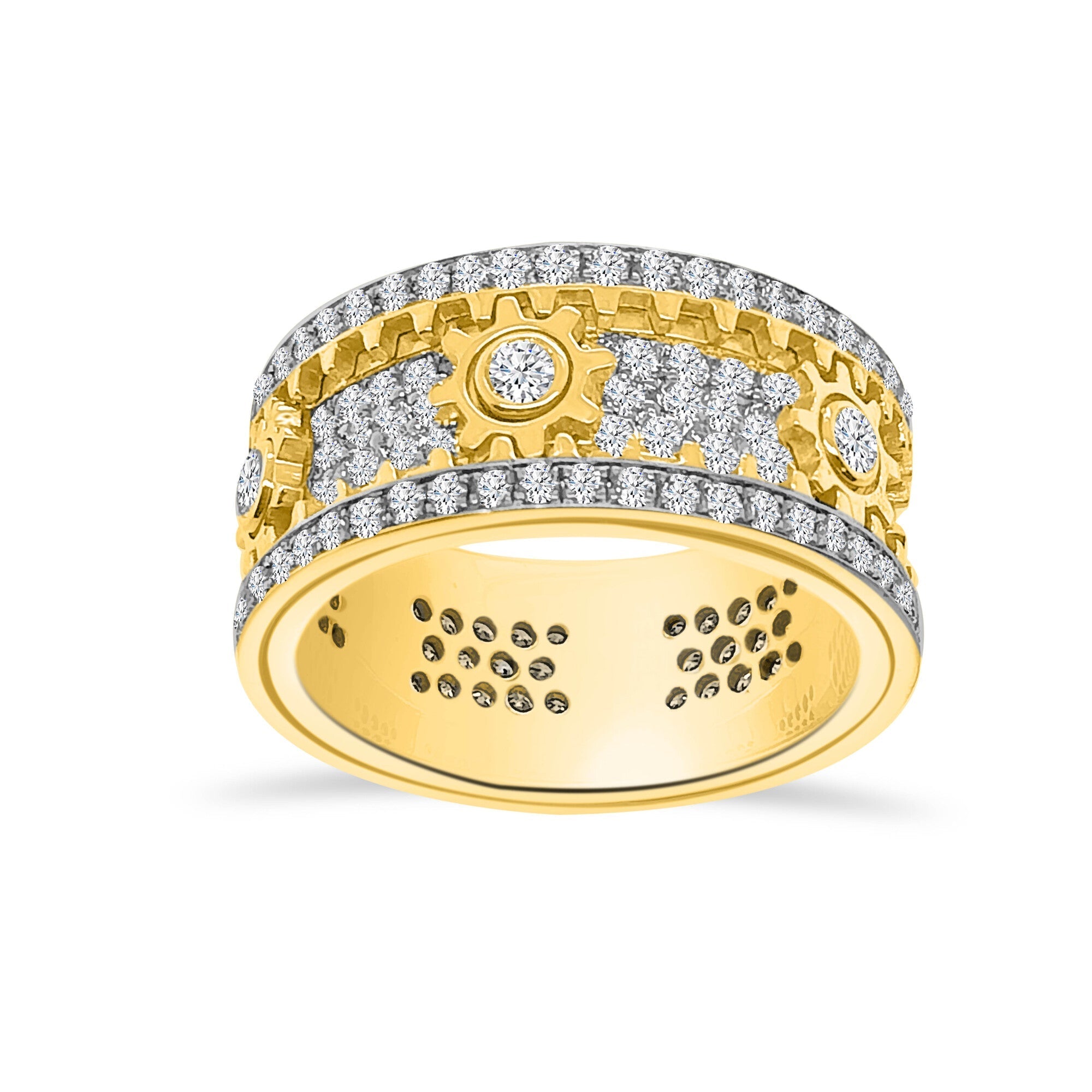 14K Solid Gold  1.84ctw Diamond Womens Rings
