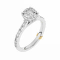 14K Solid Gold  1.12ctw Diamond Womens Rings
