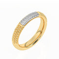 14K Solid Gold  0.20ctw Diamond Womens Rings