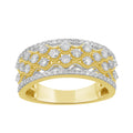 14K Solid Gold  0.86ctw Diamond Womens Rings